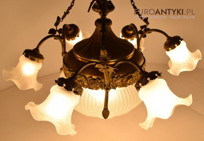 żyrandol art nouveau żyrandol art nouveau